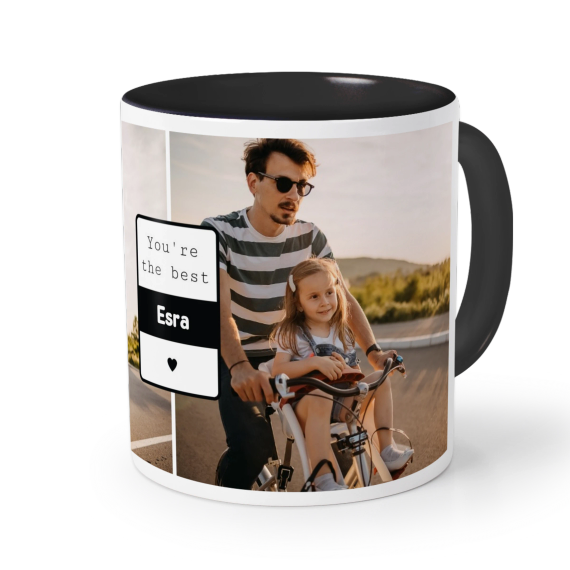 Coloured Mug Black Coloured Mug Black