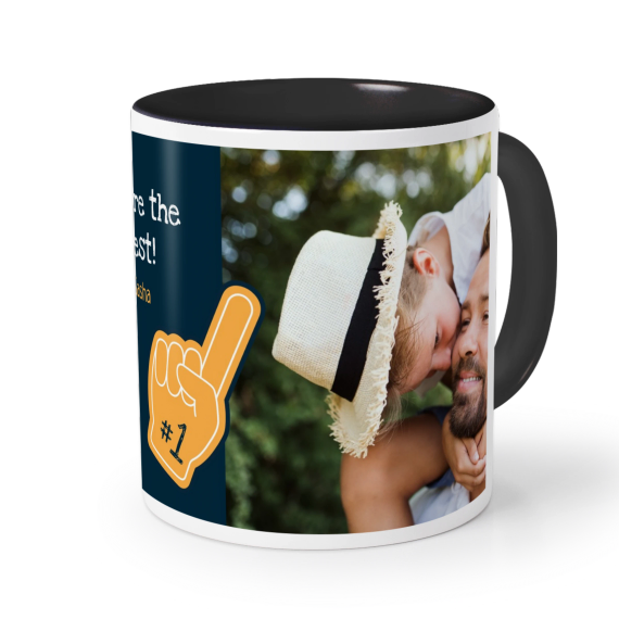 Coloured Mug Black Coloured Mug Black