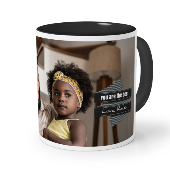 Coloured Mug Black Coloured Mug Black