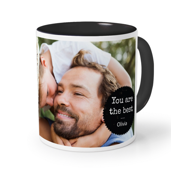 Coloured Mug Black Coloured Mug Black