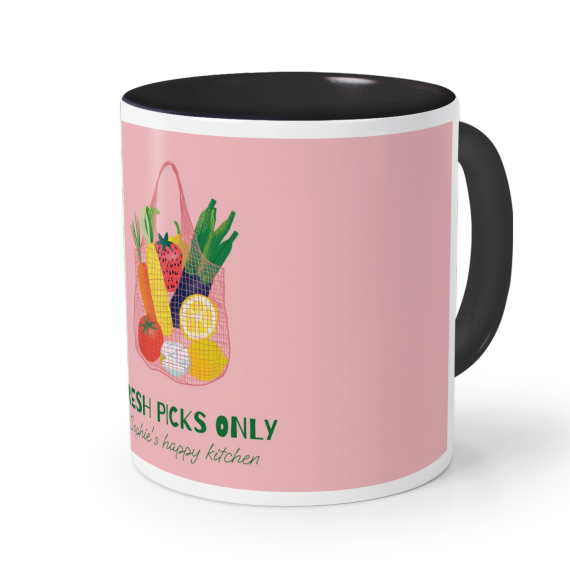Coloured Mug Black Coloured Mug Black
