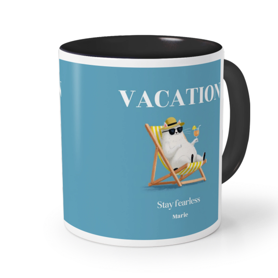 Coloured Mug Black Coloured Mug Black