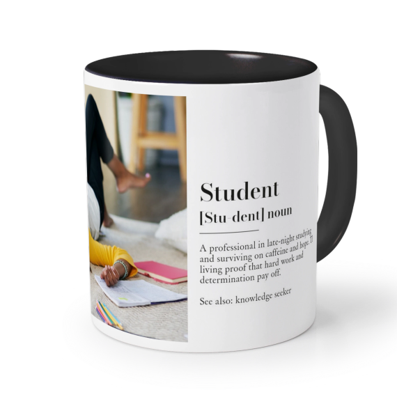 Coloured Mug Black Coloured Mug Black