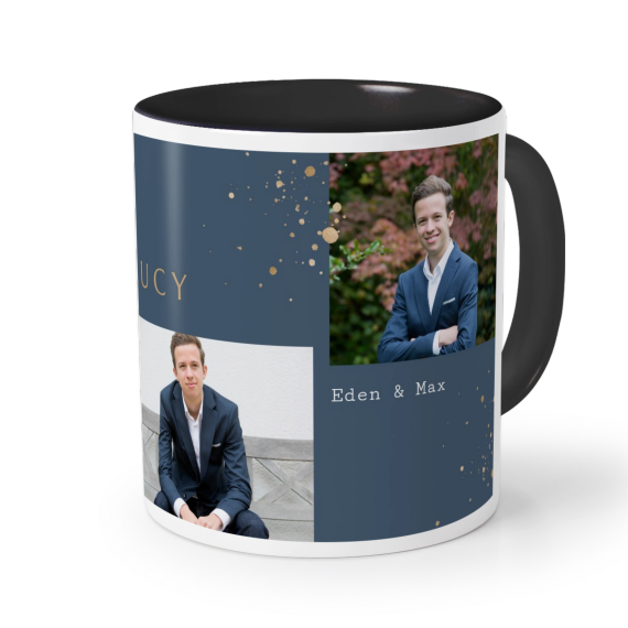 Farbige Tasse Schwarz