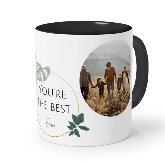 Farbige Tasse Schwarz