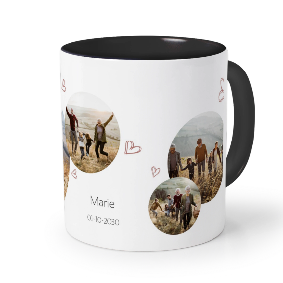 Coloured Mug Black Coloured Mug Black