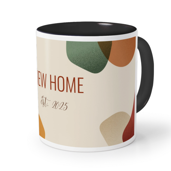 Coloured Mug Black Coloured Mug Black
