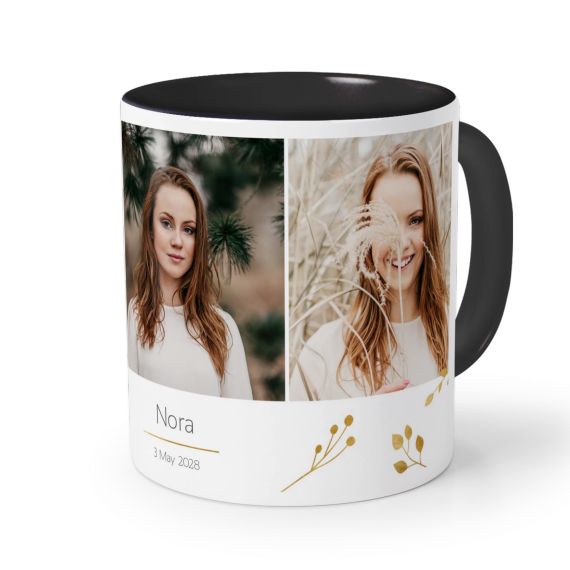 Coloured Mug Black Coloured Mug Black
