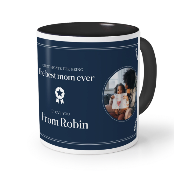 Coloured Mug Black Coloured Mug Black