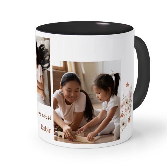 Coloured Mug Black Coloured Mug Black