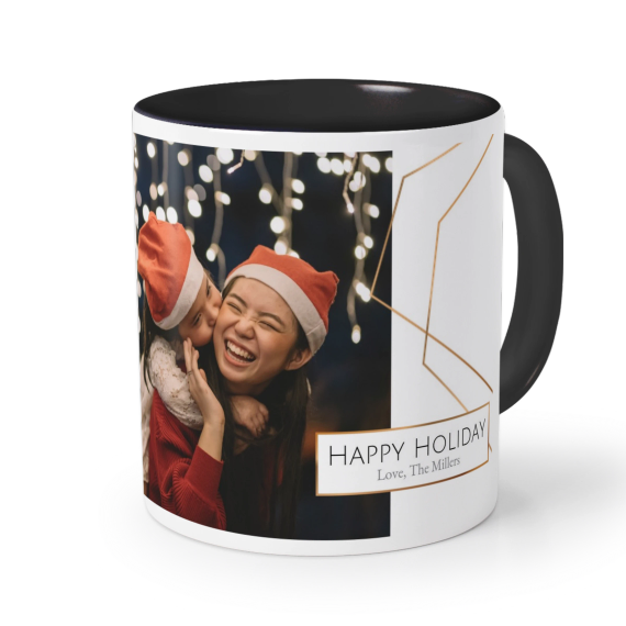 Farbige Tasse Schwarz
