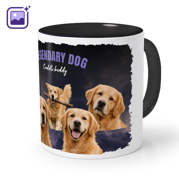 Coloured Mug Black Coloured Mug Black