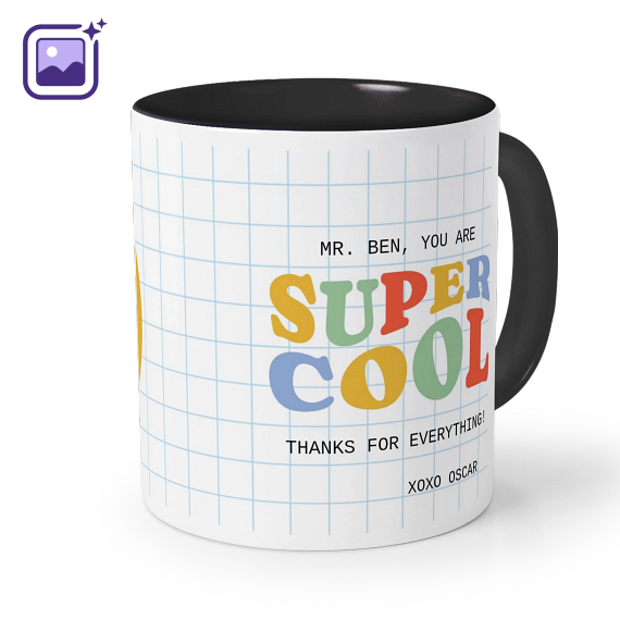 Coloured Mug Black Coloured Mug Black