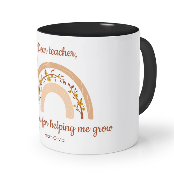 Coloured Mug Black Coloured Mug Black