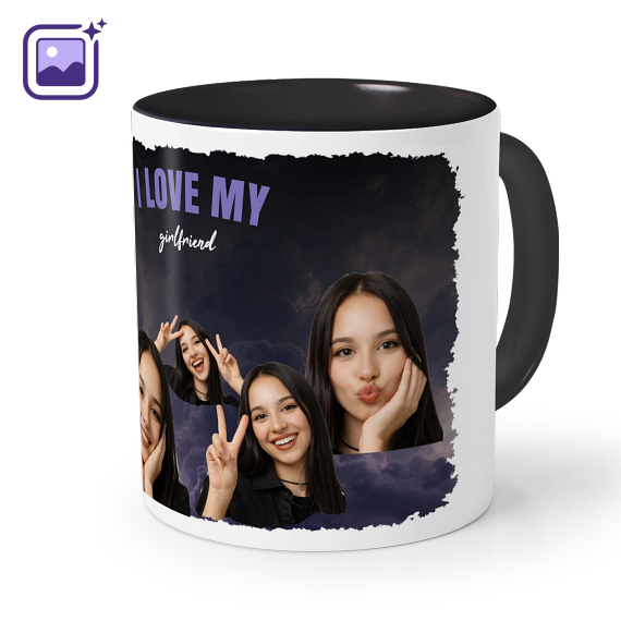 Coloured Mug Black Coloured Mug Black