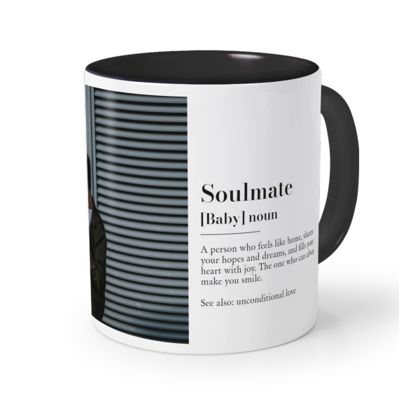 Coloured Mug Black Coloured Mug Black