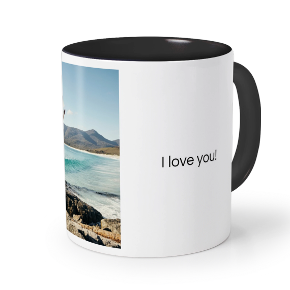 Coloured Mug Black Coloured Mug Black