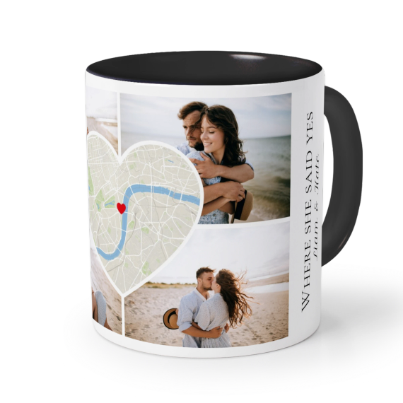 Coloured Mug Black Coloured Mug Black