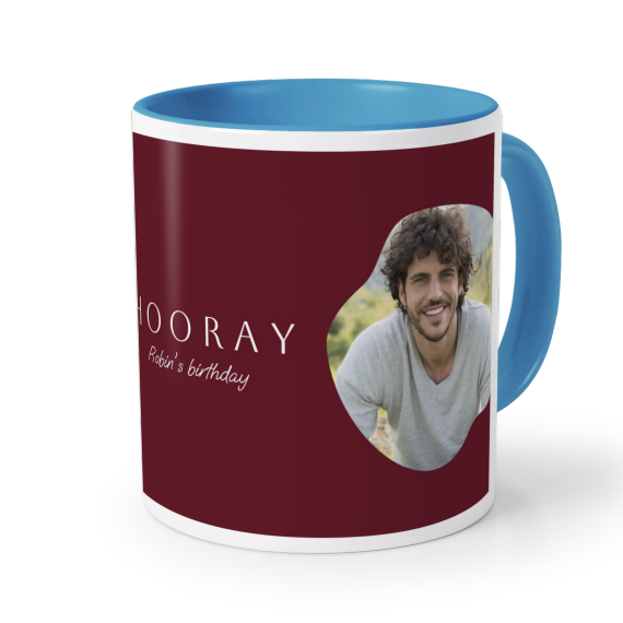 Farbige Tasse blau Farbige Tasse blau