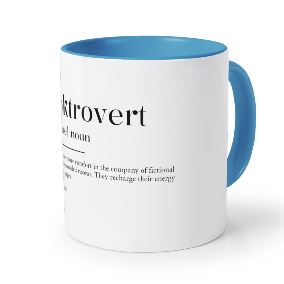 Colored Mug Blue Colored Mug Blue