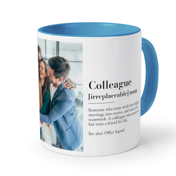 Farbige Tasse blau Farbige Tasse blau