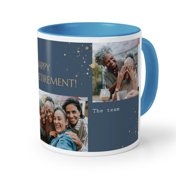 Farbige Tasse blau Farbige Tasse blau