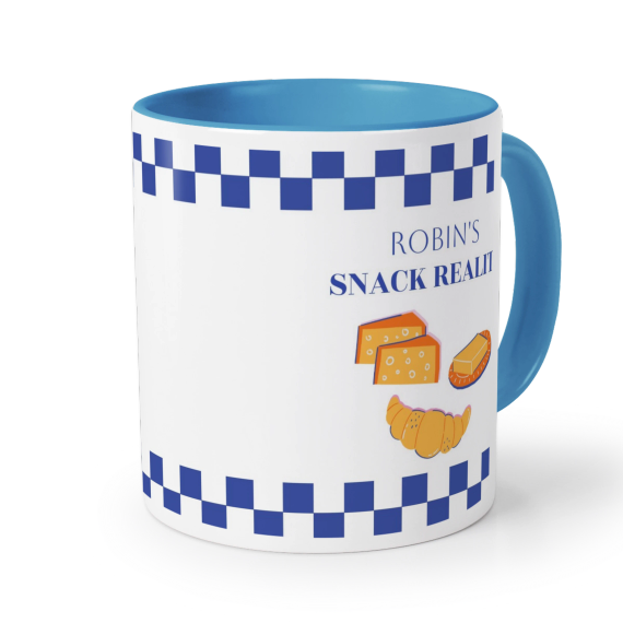 Farbige Tasse blau Farbige Tasse blau
