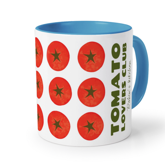 Farbige Tasse blau Farbige Tasse blau