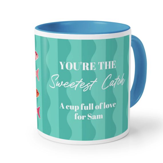 Mugg med fÀrg blÄ Mugg med fÀrg blÄ