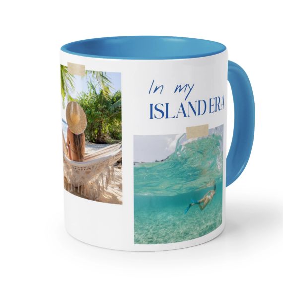 Mugg med fÀrg blÄ Mugg med fÀrg blÄ