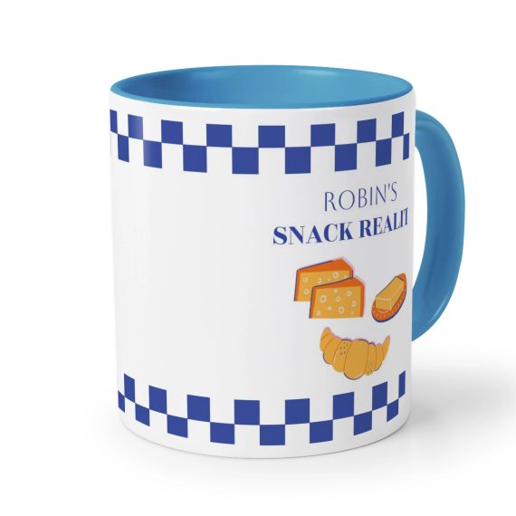 Mugg med fÀrg blÄ Mugg med fÀrg blÄ