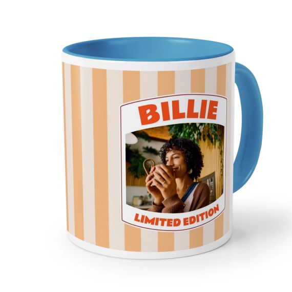 Mugg med fÀrg blÄ Mugg med fÀrg blÄ