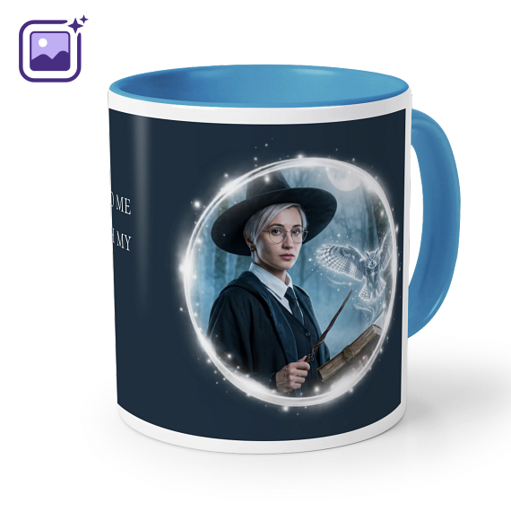 Mugg med fÀrg blÄ Mugg med fÀrg blÄ