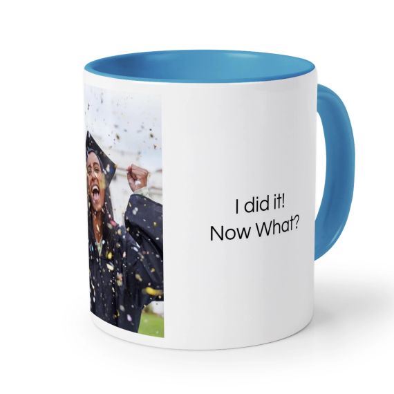 Farbige Tasse blau