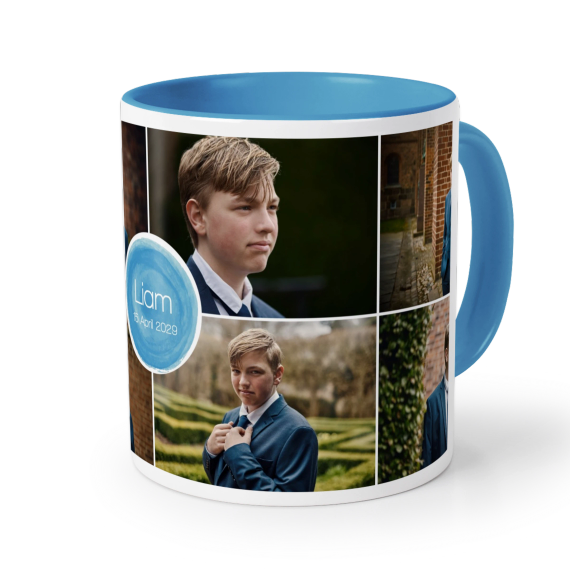 Mugg med fÀrg blÄ Mugg med fÀrg blÄ