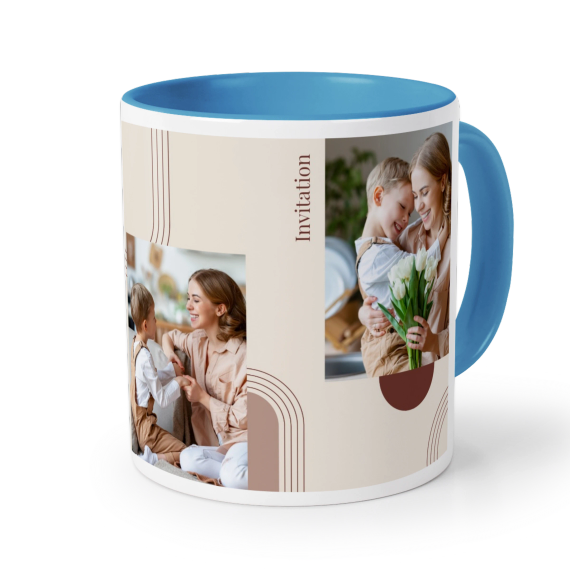 Colored Mug Blue Colored Mug Blue