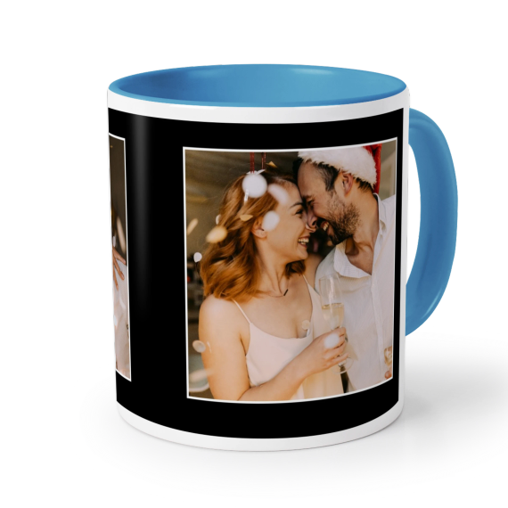Gekleurde Mok blauw