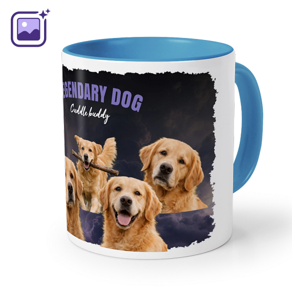 Colored Mug Blue Colored Mug Blue