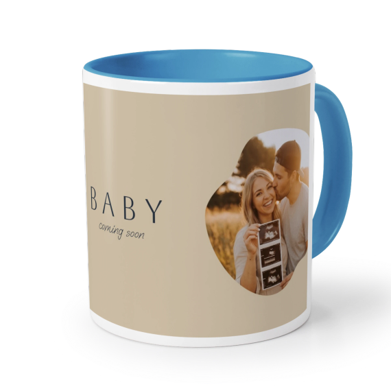 Farbige Tasse blau Farbige Tasse blau