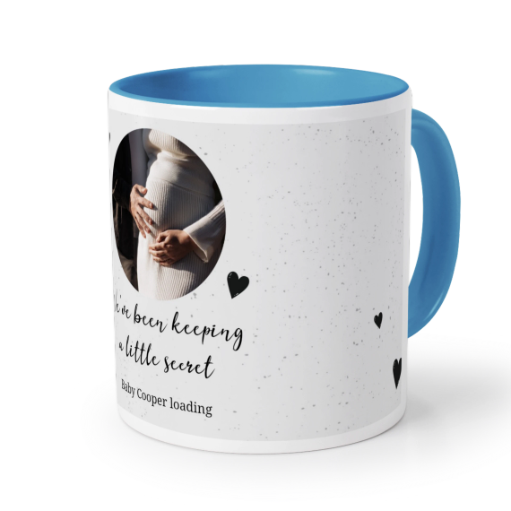 Farbige Tasse blau Farbige Tasse blau