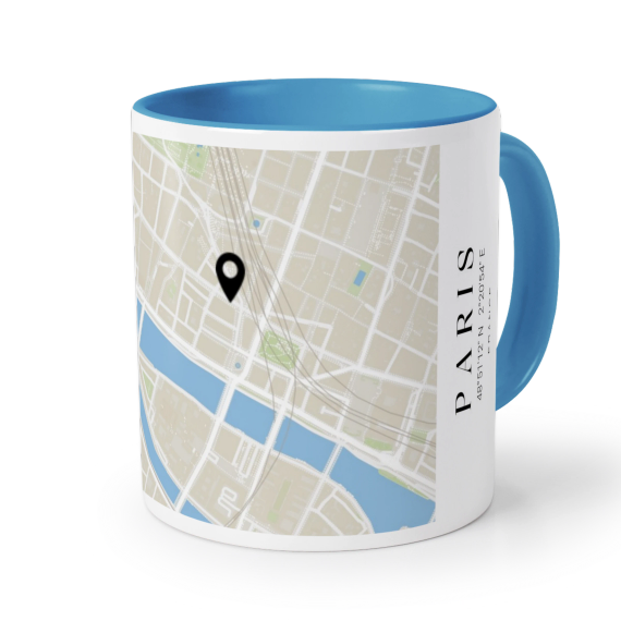 Mug Couleur bleu Mug Couleur bleu