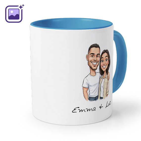 Colored Mug Blue Colored Mug Blue
