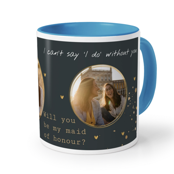 Farbige Tasse blau Farbige Tasse blau