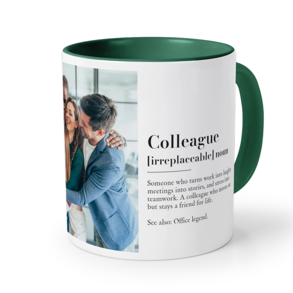 Farbige Tasse dunkelgrün Farbige Tasse dunkelgrün