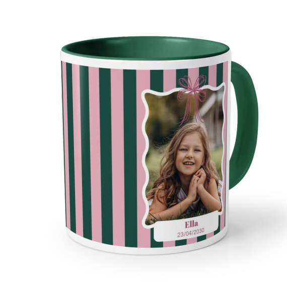 Farbige Tasse dunkelgrün