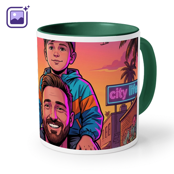 Colored Mug Dark Green