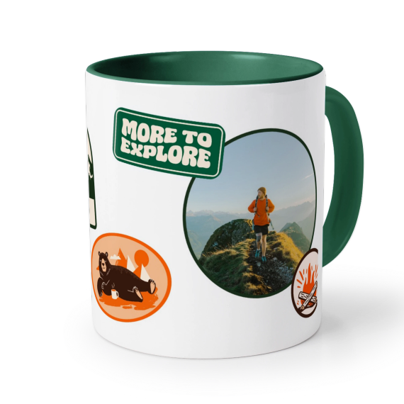 Colored Mug Dark Green Colored Mug Dark Green
