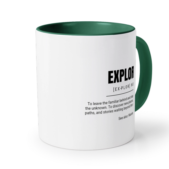Colored Mug Dark Green Colored Mug Dark Green