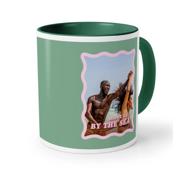 Mugg med fÀrg Mörkgrön Mugg med fÀrg Mörkgrön