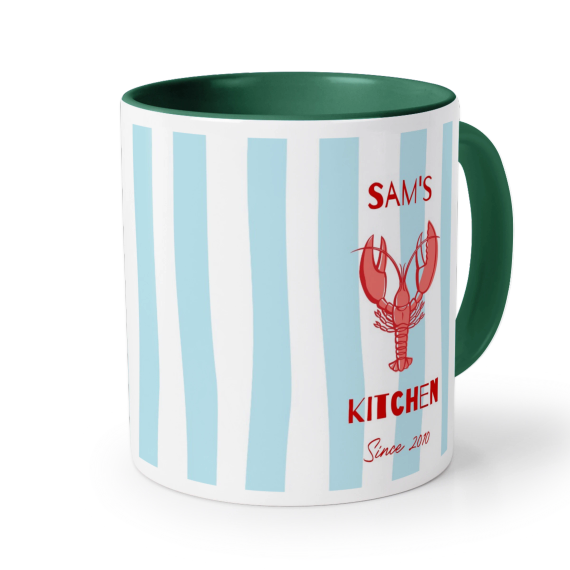 Lobster Stripes - Text Only